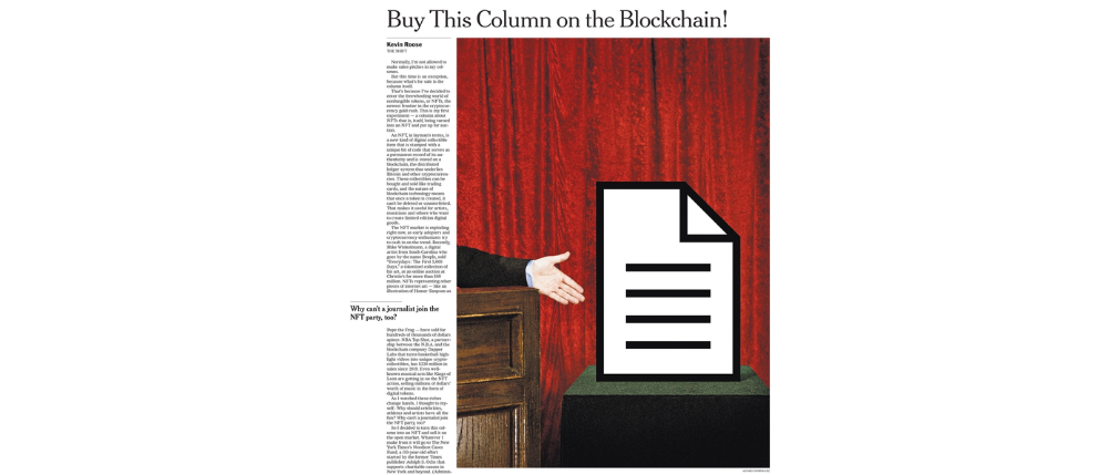 buy this column on the blockchain